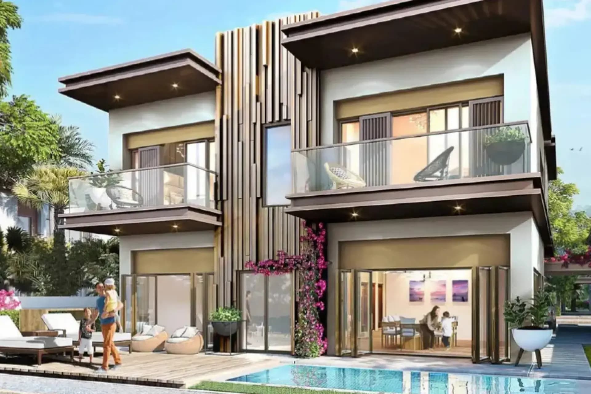 DAMAC LAGOONS 4BR I Santorini 1 I Single Row I Park Facing I Ready I Aed 3.4M DAMAC LAGOONS 4BR I Santorini 1 I Single Row I Park Facing I Ready I Aed 3.4M