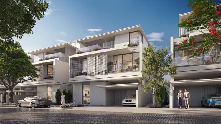 azizi-florence-family-townhouse-street Azizi Florence Sharjah