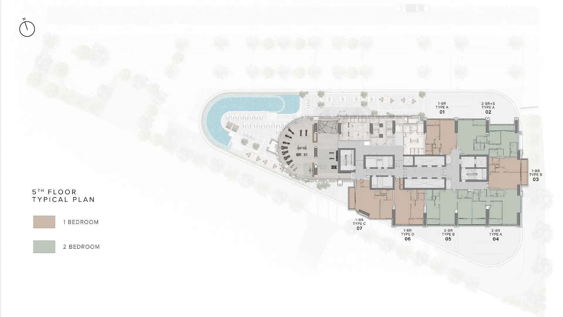 One River Point floor plan 9