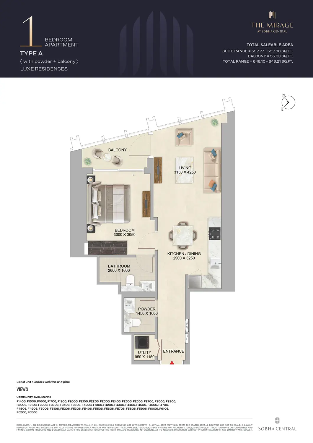 the mirage floor plan 25