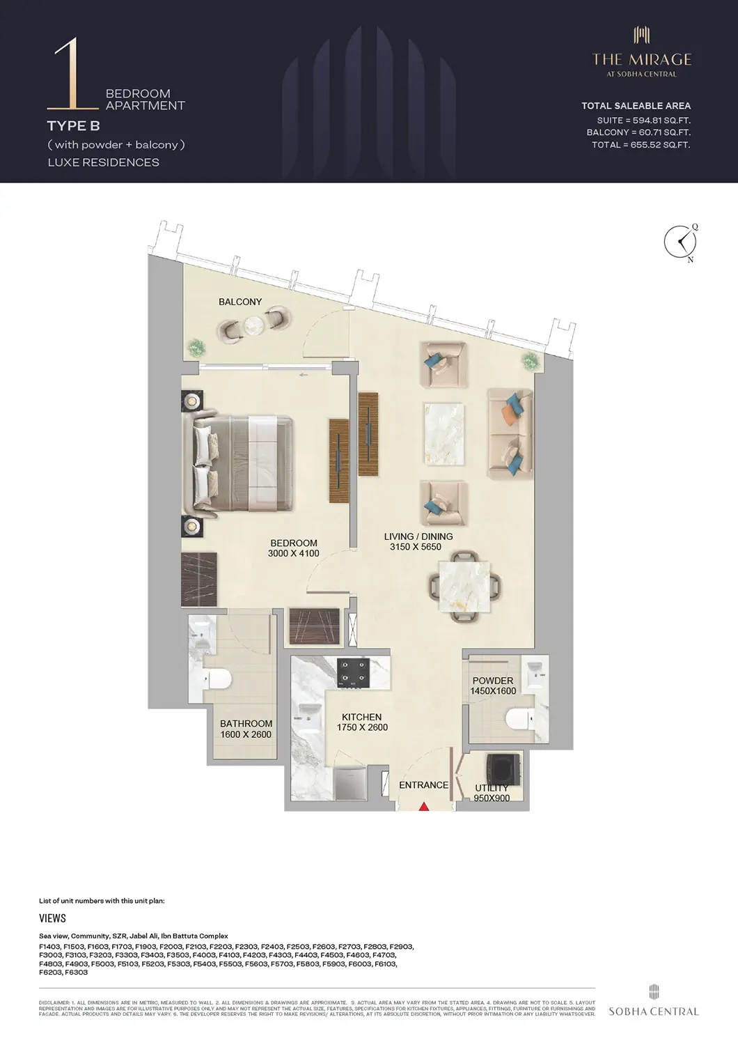 the mirage floor plan 31